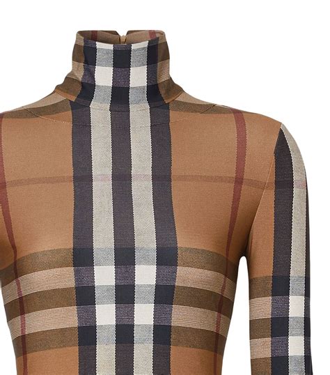 original burberry check|Burberry vintage check turtleneck top.